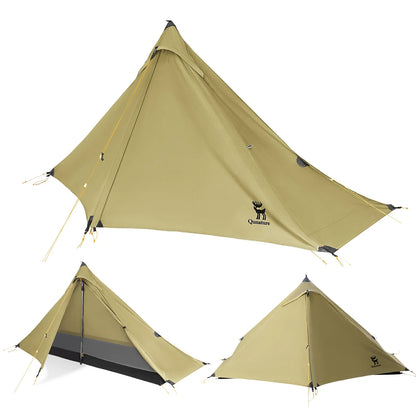 Ultralight One Person Poleless Rainproof Easy Setup Tent