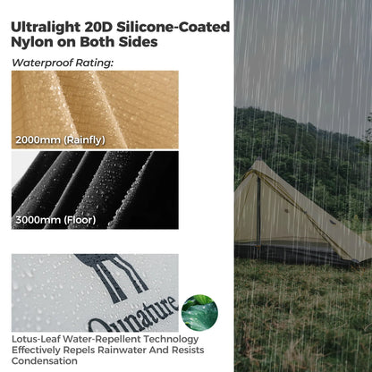 Ultralight One Person Poleless Rainproof Easy Setup Tent