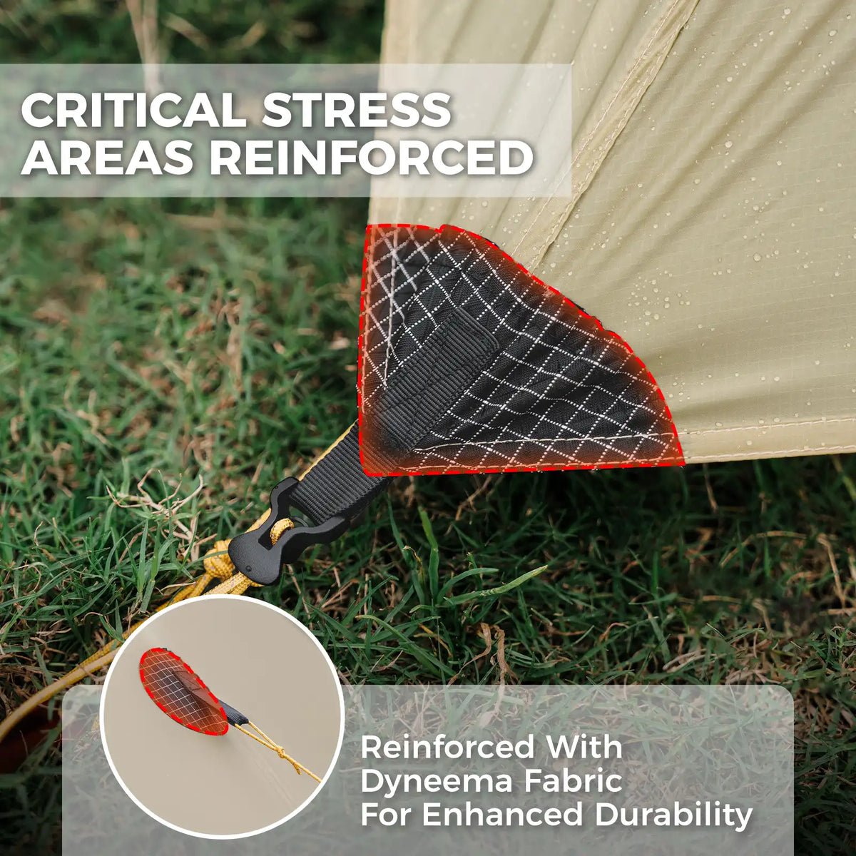 Ultralight One Person Poleless Rainproof Easy Setup Tent