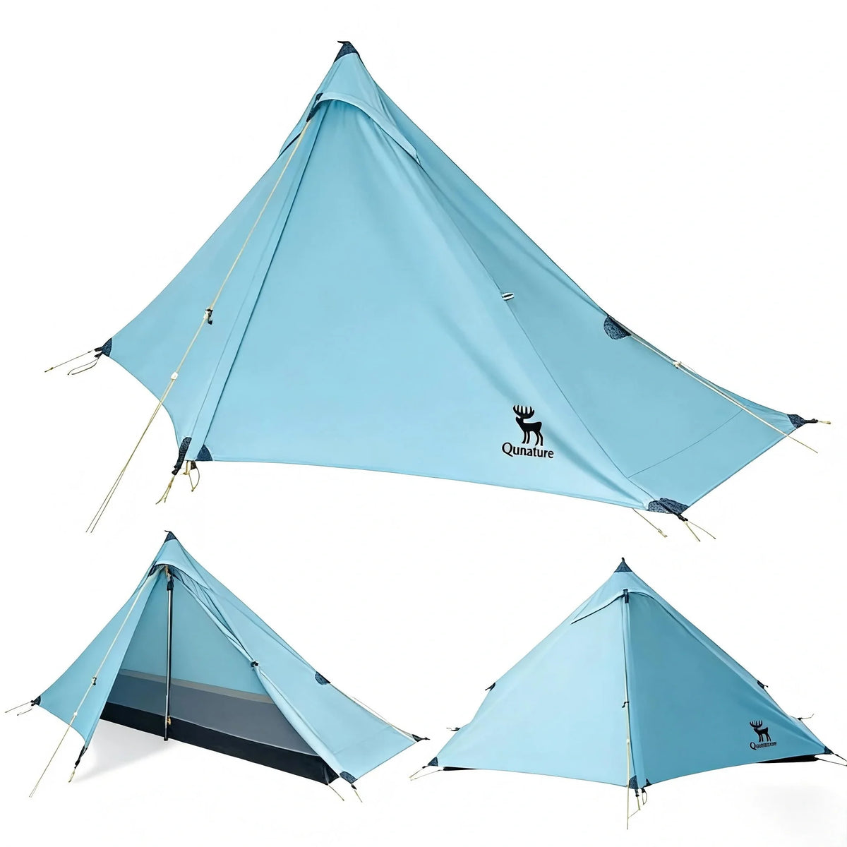Ultralight One Person Poleless Rainproof Easy Setup Tent