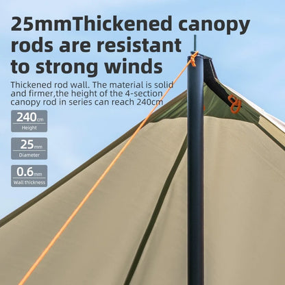 Waterproof UPF50+ Canopy Sun Shelter Camping Tent
