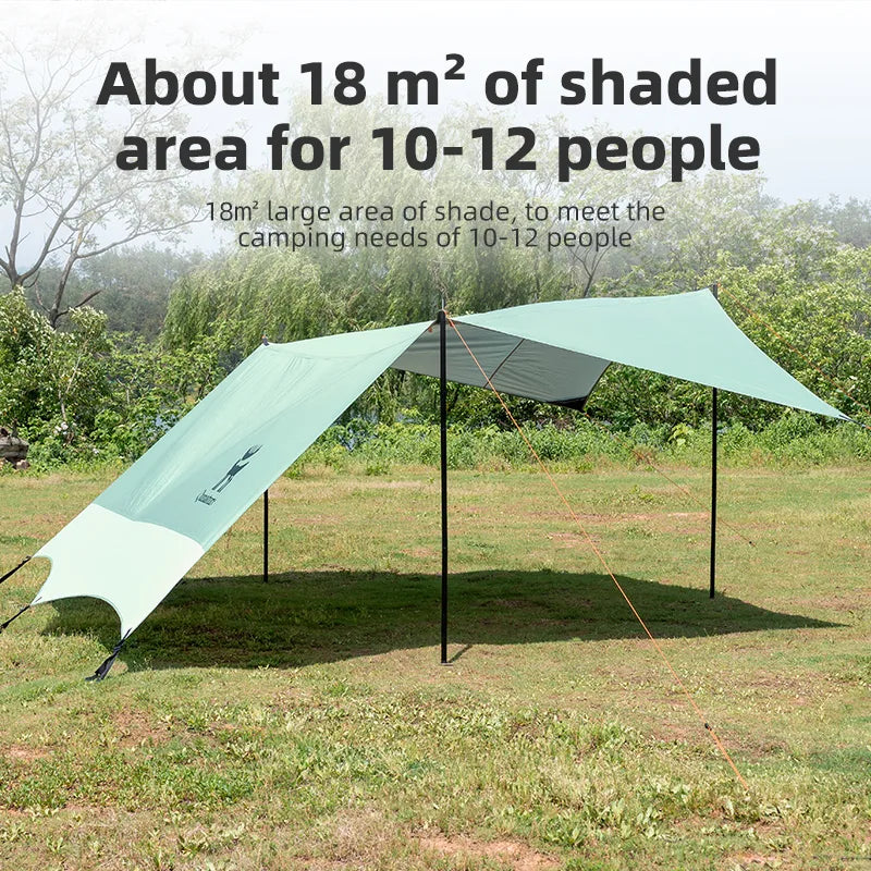 Waterproof UPF50+ Canopy Sun Shelter Camping Tent
