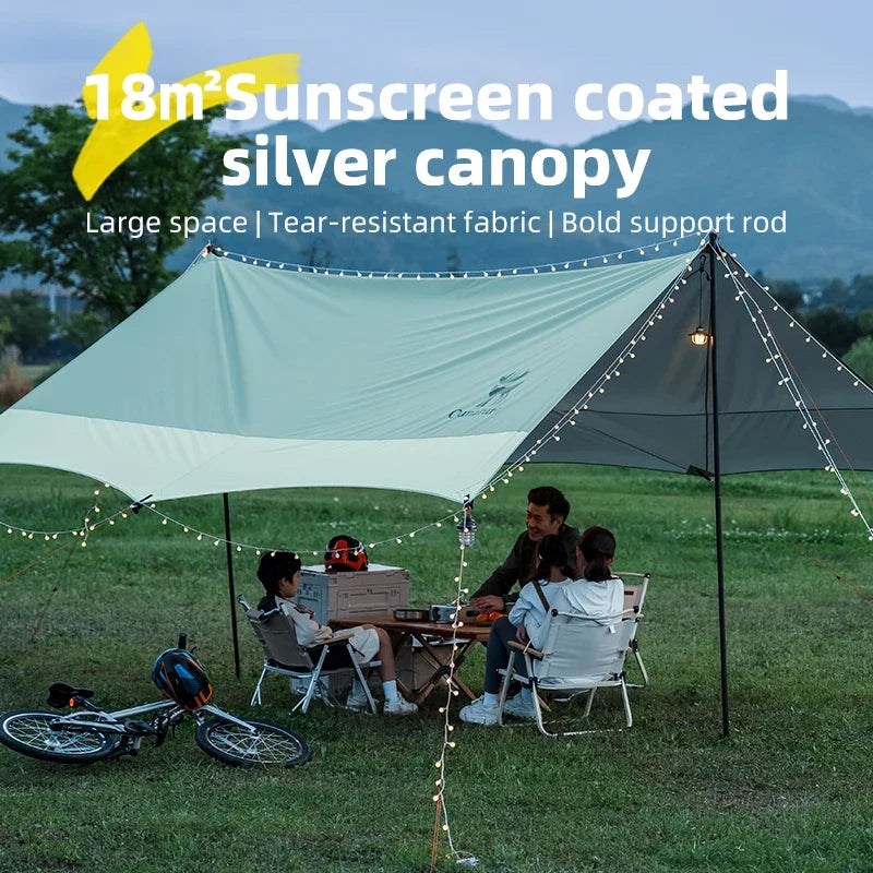 Waterproof UPF50+ Canopy Sun Shelter Camping Tent