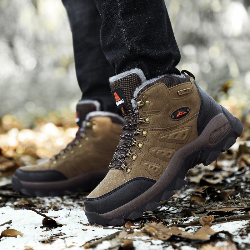 Men's Winter Warm Non Slip High Top Hiking Boots