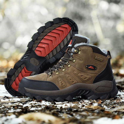 Men's Winter Warm Non Slip High Top Hiking Boots