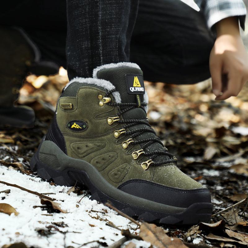 Men's Winter Warm Non Slip High Top Hiking Boots