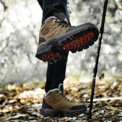 Men's Winter Warm Non Slip High Top Hiking Boots