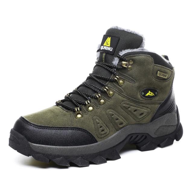 Men's Winter Warm Non Slip High Top Hiking Boots