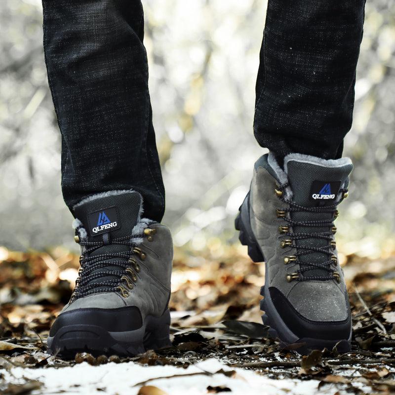 Men's Winter Warm Non Slip High Top Hiking Boots