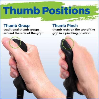 Adjustable Collapsible Walking Poles With Stability Grips